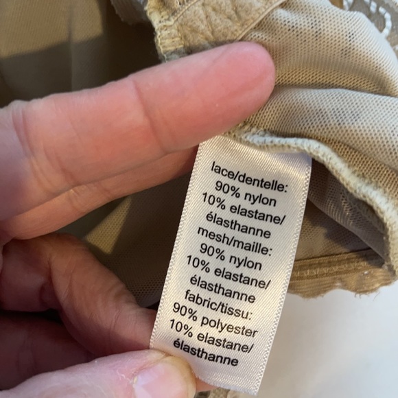 Maurices-Vintage Lace Racerback Bralette in Nude-Women’s size XL - Picture 8 of 10